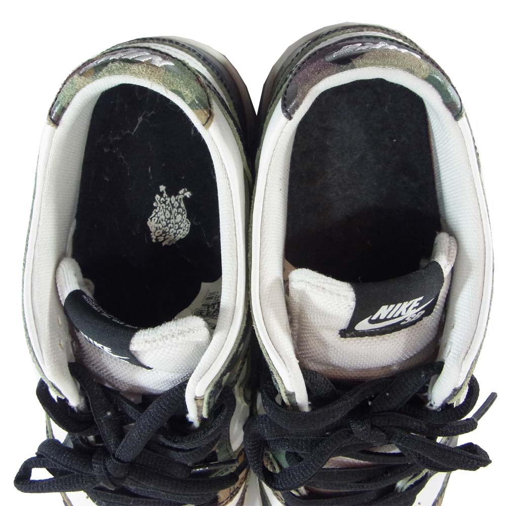 NIKE SB ナイキエスビー 854866-331 SB ZOOM DUNK LOW PRO ズーム ダンク ESスタンプ有 カーキ系 27㎝【中古】