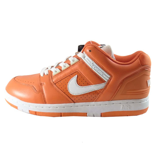 NIKE SB ナイキエスビー AA0871-818 ×Sureme シュプリーム エアフォース スニーカー ESスタンプ有 オレンジ系 27cm【中古】