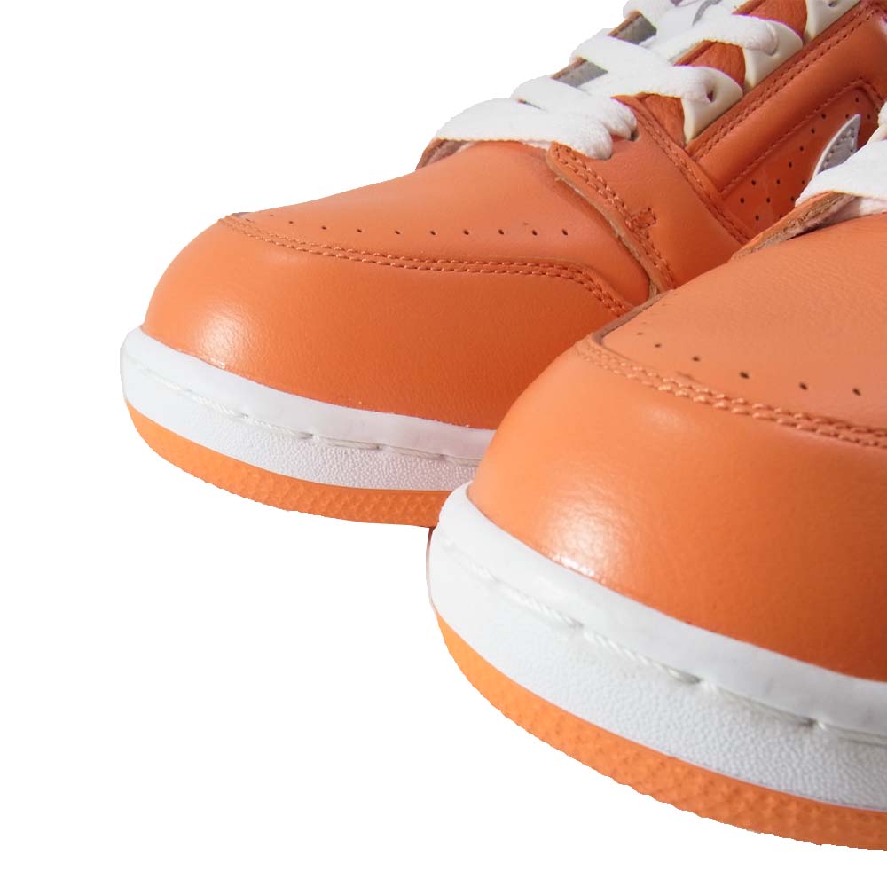 NIKE SB ナイキエスビー AA0871-818 ×Sureme シュプリーム エアフォース スニーカー ESスタンプ有 オレンジ系 27cm【中古】