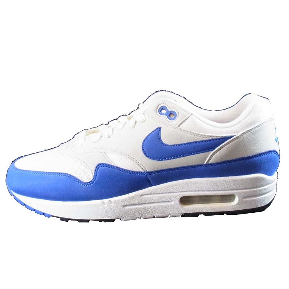 NIKE ナイキ 908375-102 AIR MAX 1 ANNIVERSARY エアマックス アニバーサリー ESスタンプ有 白×青 26.5㎝【新古品】【未使用】【中古】