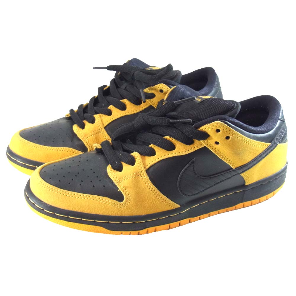 NIKE SB ナイキエスビー 304292-706 DUNK LOW PRO SB IOWA ダンク アイオワ 黒×黄 27㎝【中古】