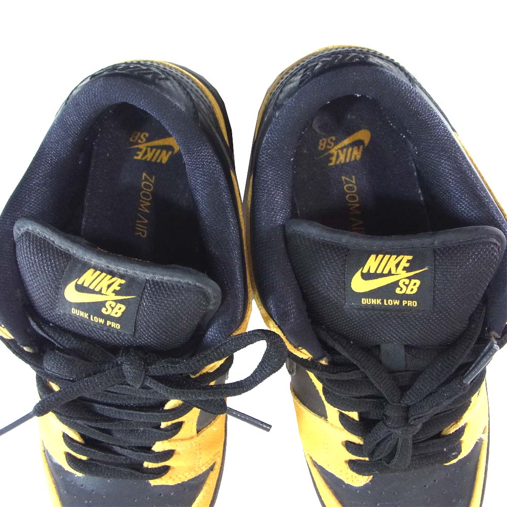 NIKE SB ナイキエスビー 304292-706 DUNK LOW PRO SB IOWA ダンク アイオワ 黒×黄 27㎝【中古】