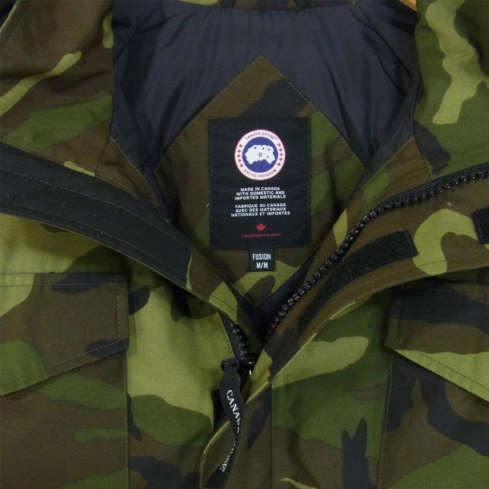 CANADA GOOSE カナダグース 4071MA 国内正規品 CONSTABLE PARKA コンスタブルパーカー カモ カーキ系 M【中古】
