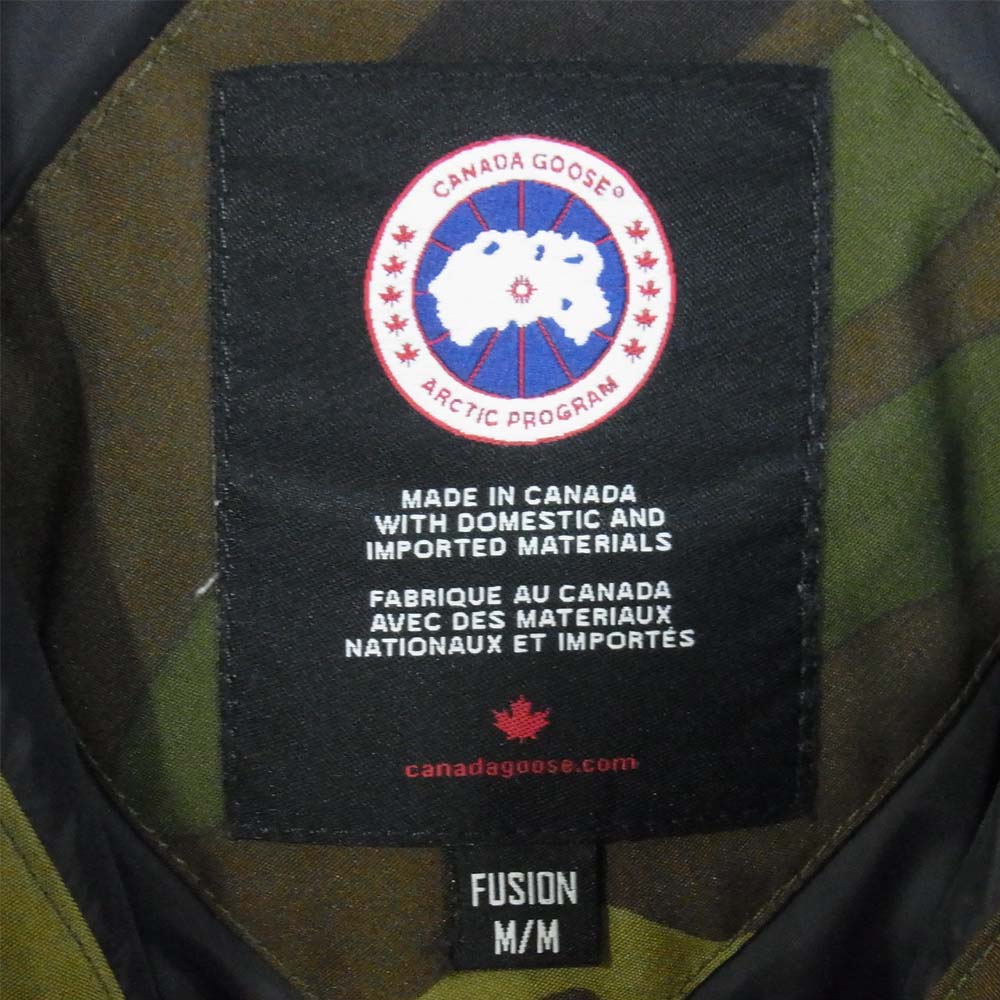 CANADA GOOSE カナダグース 4071MA 国内正規品 CONSTABLE PARKA コンスタブルパーカー カモ カーキ系 M【中古】