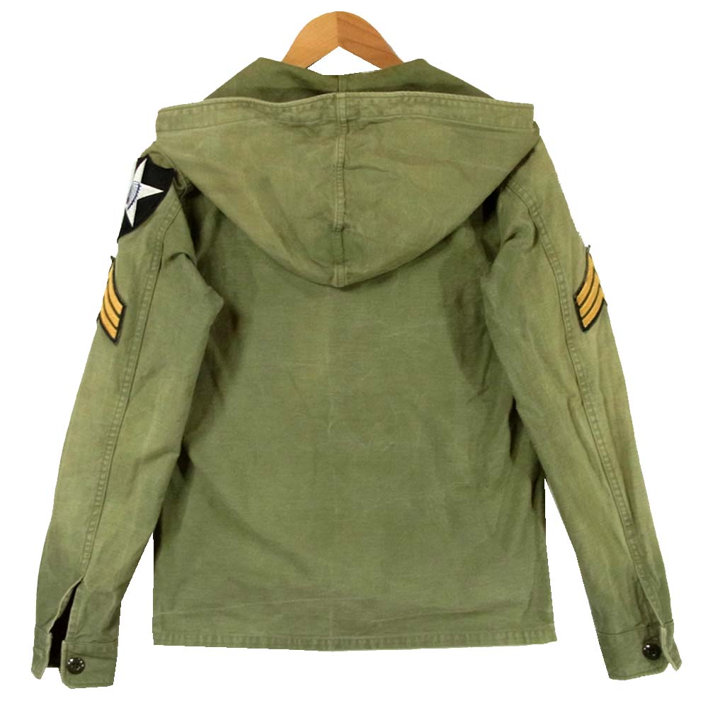 marka マーカ J.L. UTILITY SHIRTS JL ジョンレノン ユーティリティ シャツ パーカー コットン カーキ系 1【中古】