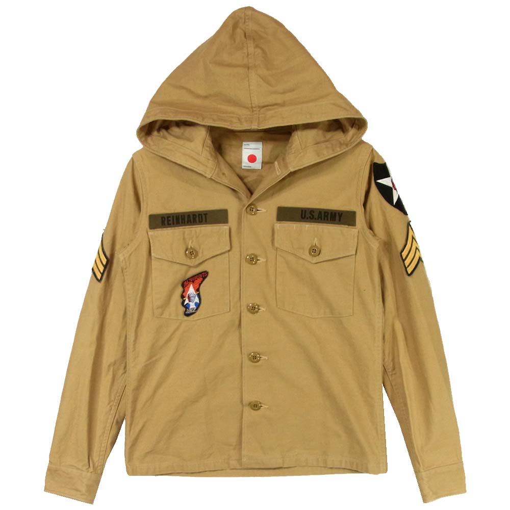 marka マーカ J.L. UTILITY SHIRTS JL ジョンレノン ユーティリティ シャツ パーカー ベージュ系 1【中古】