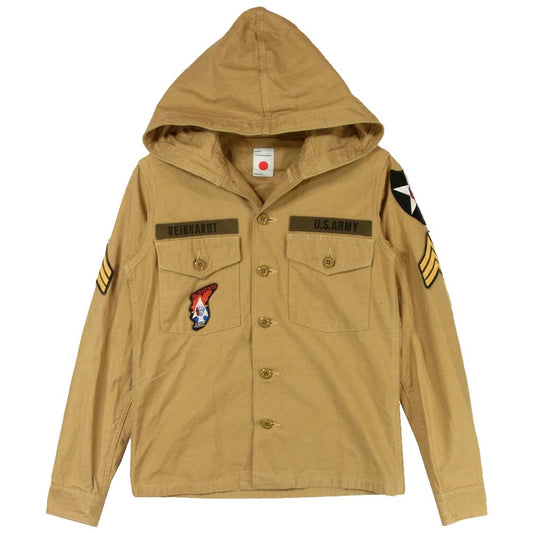 marka マーカ J.L. UTILITY SHIRTS JL ジョンレノン ユーティリティ シャツ パーカー ベージュ系 1【中古】