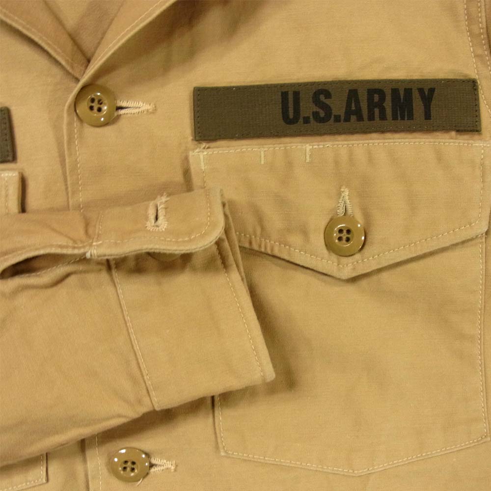 marka マーカ J.L. UTILITY SHIRTS JL ジョンレノン ユーティリティ シャツ パーカー ベージュ系 1【中古】