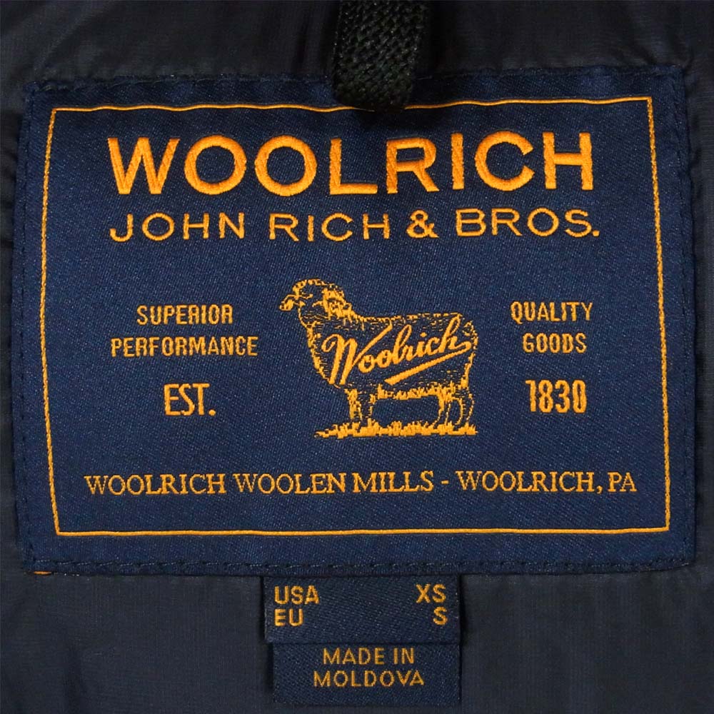 WOOLRICH ウールリッチ 国内正規品 ARKTICK PARKA アークティック パーカー ダウンジャケット ダークネイビー系 S【美品】【中古】