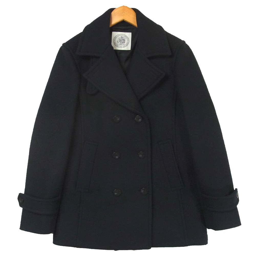 ジェイプレス 133-5-CSC-GJ GW-0020 Pコート ウール 中国製 ダークネイビー系 9【中古】