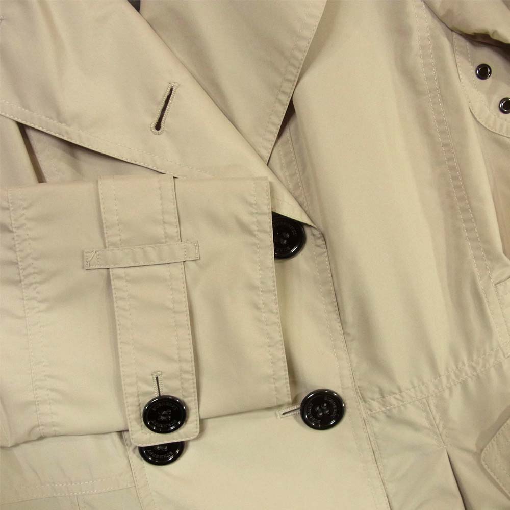 BURBERRY バーバリー B1A04-765-40 撥水加工 ショート トレンチコート ポリエステル 中国製 ベージュ系 38【中古】