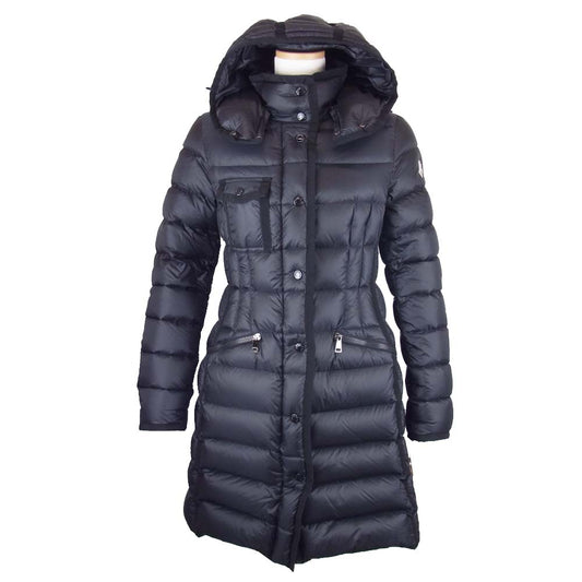 MONCLER モンクレール HERMINE エルミンヌ ダウン ジャケット ブラック系 1【美品】【中古】