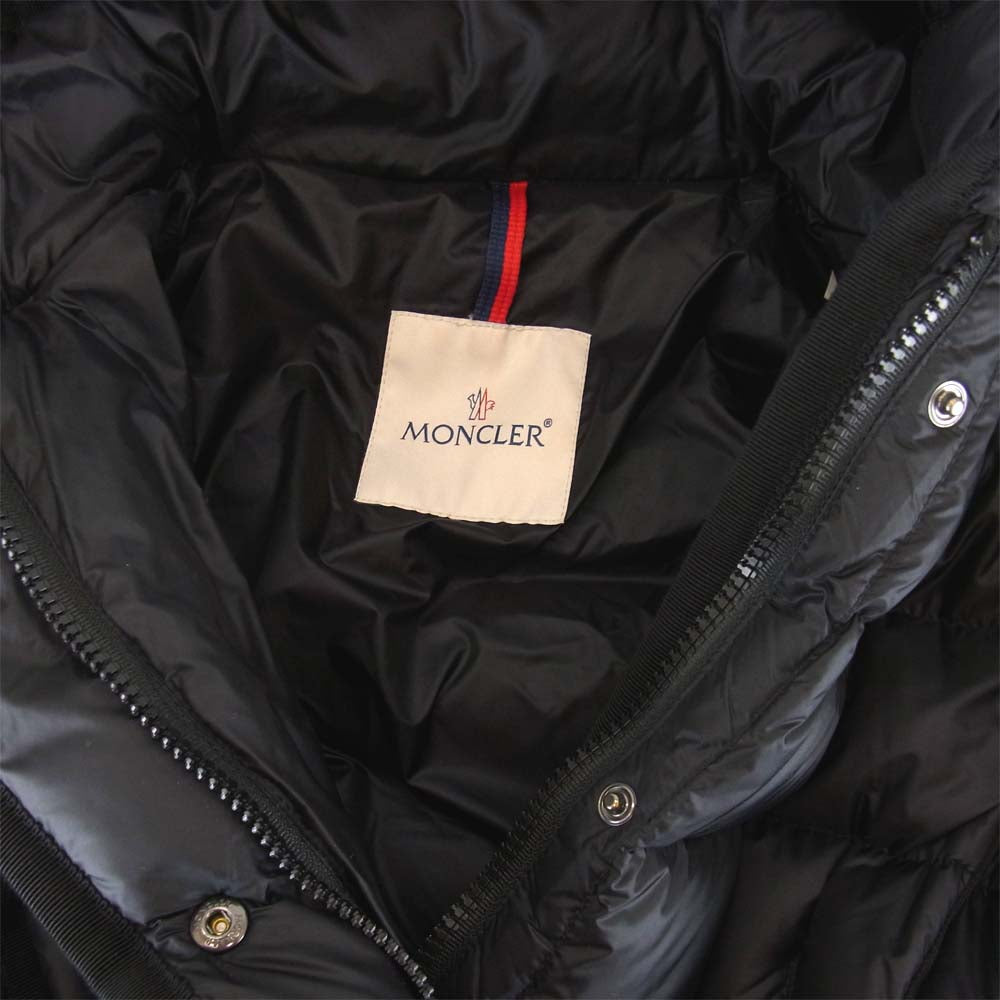 MONCLER モンクレール HERMINE エルミンヌ ダウン ジャケット ブラック系 1【美品】【中古】