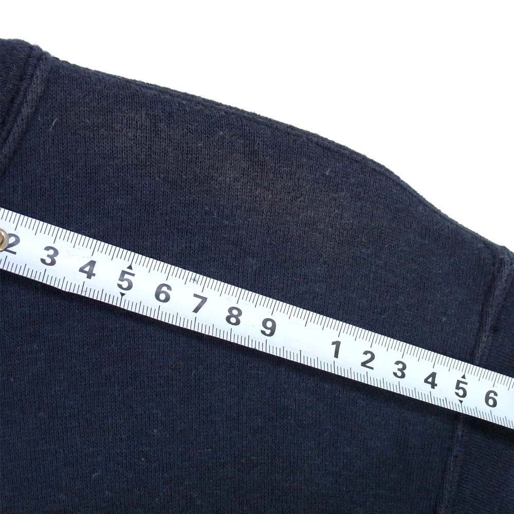 TENDERLOIN テンダーロイン T-PARKA フード ロゴ ネイビー系 S【中古】