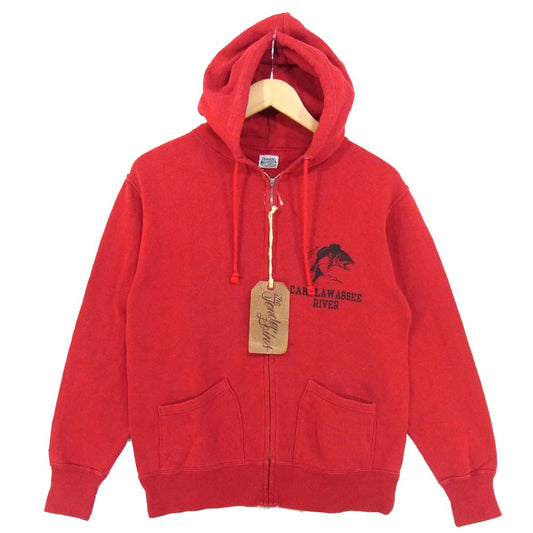 TENDERLOIN テンダーロイン 17SS T-PARKA ALLMAN LS.SHIRT CHAMBRAY ジップ フード レッド系 S【中古】