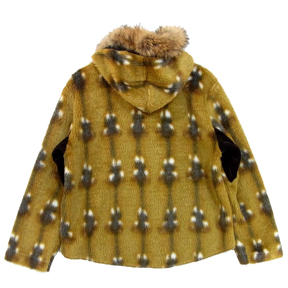 TENDERLOIN テンダーロイン T-D2 FOX ファー付 プルオーバー ボア ライトブラウン系 S【中古】
