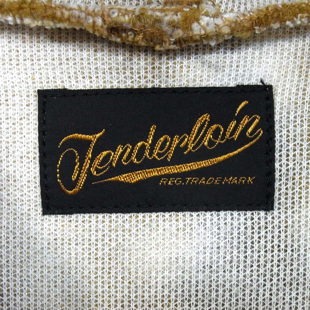 TENDERLOIN テンダーロイン T-D2 FOX ファー付 プルオーバー ボア ライトブラウン系 S【中古】