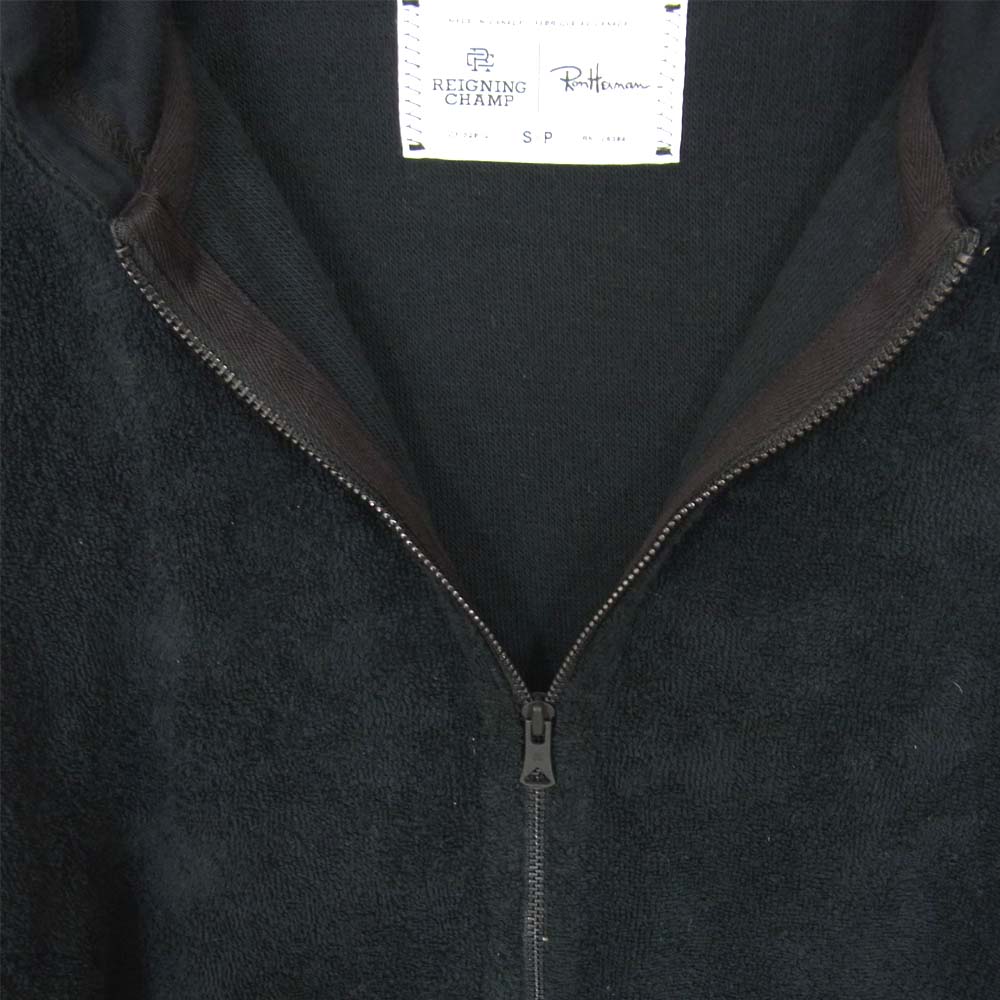 Ron Herman ロンハーマン RC-3601 REIGNING CHAMP レイニングチャンプ ジップ パーカー ブラック系 S/P【中古】