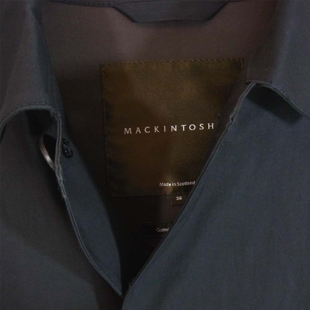 Mackintosh マッキントッシュ 英国製 ゴム引き コート ブラック系 36【中古】