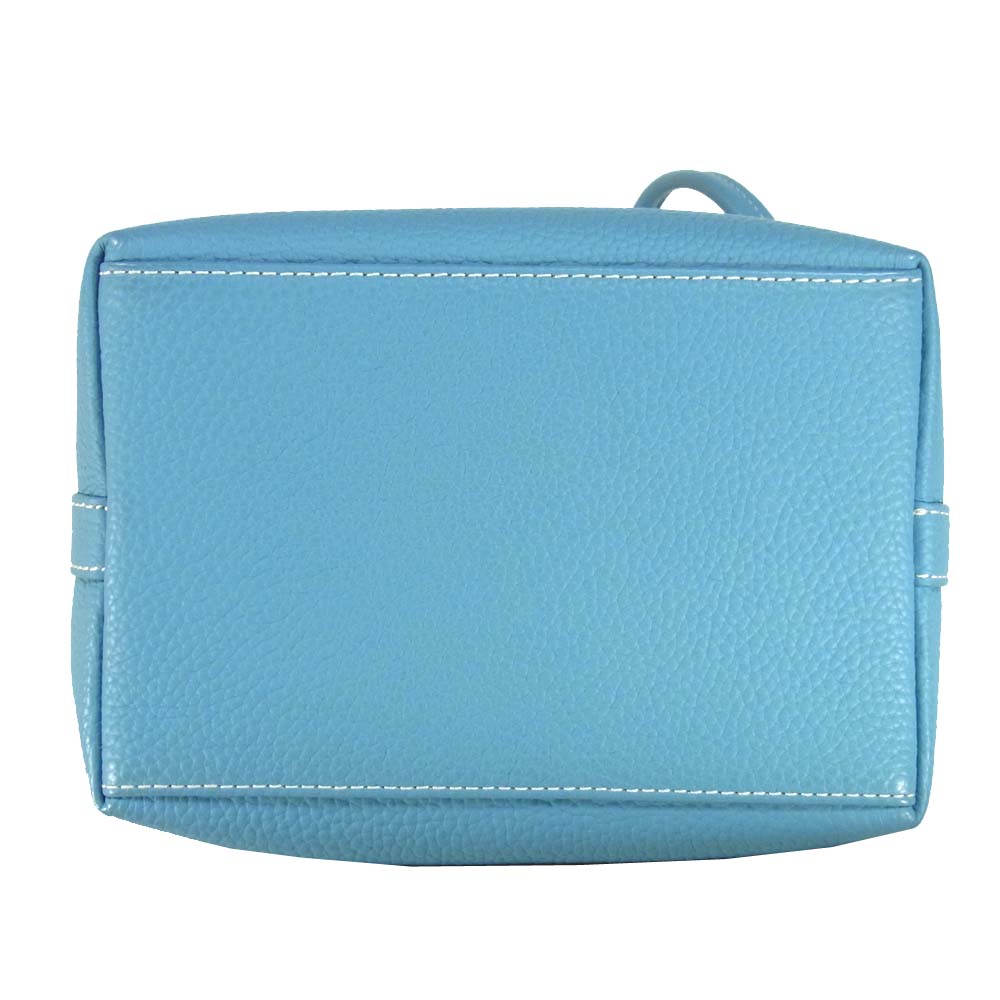 VASIC  Bond Mini ボンド ミニ レザー バック ライトブルー系【美品】【中古】