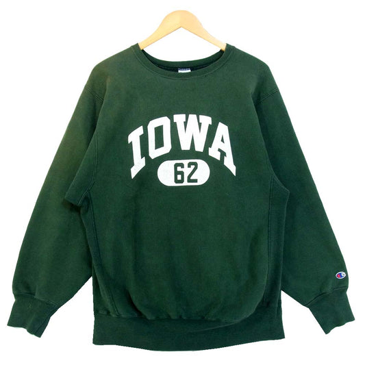 Champion チャンピオン リバースウィーブ スウェット グリーン系 XL【中古】