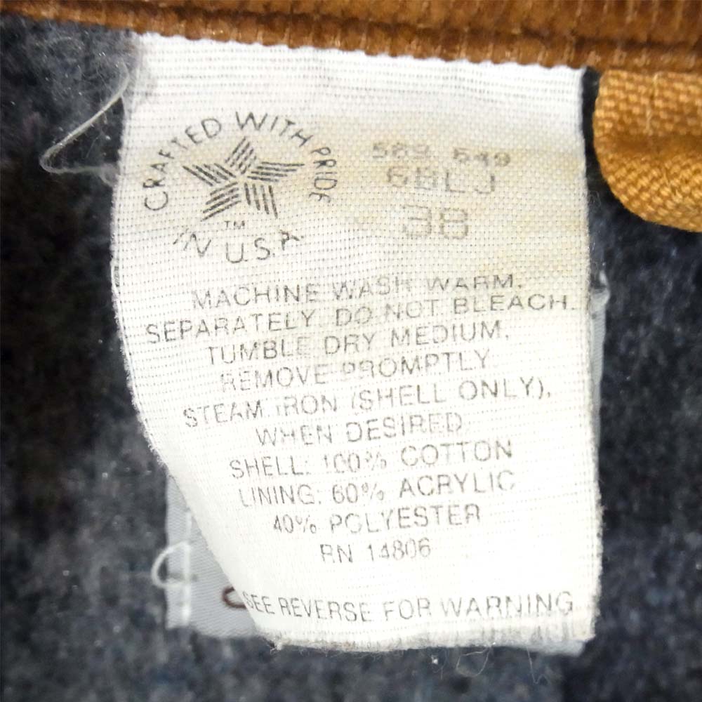 Carhartt カーハート 裏地ブランケット デトロイトジャケット 100周年 モデル ベージュ系 38【中古】