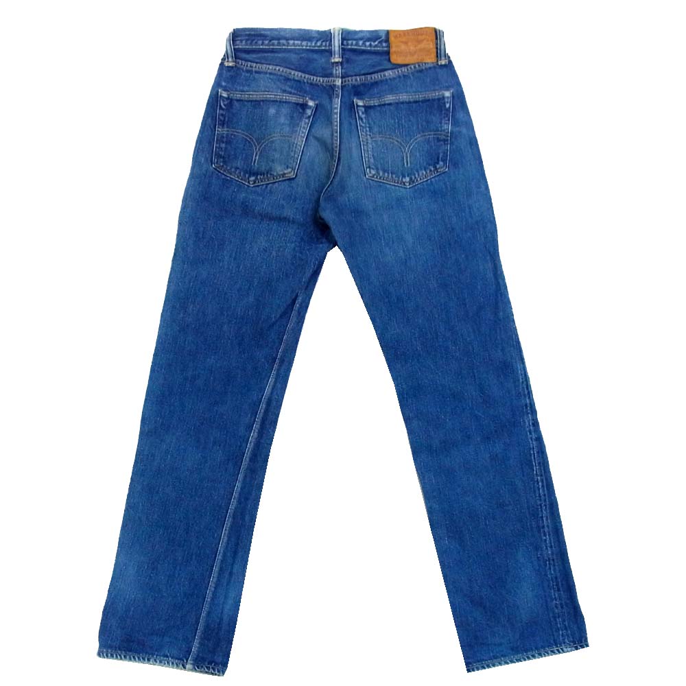 WAREHOUSE ウエアハウス 1001XX 牛パッチ ボタンフライ デニム インディゴブルー系 29【中古】
