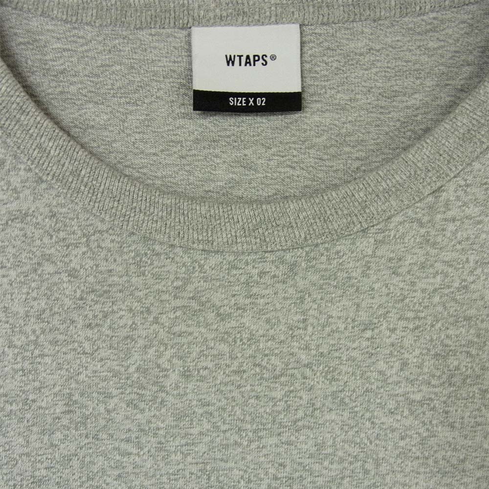 WTAPS ダブルタップス 181ATDT-CSM03 BLANK SS GPS 03 ブランク 半袖 Tシャツ グレー系 M【極上美品】【中古】