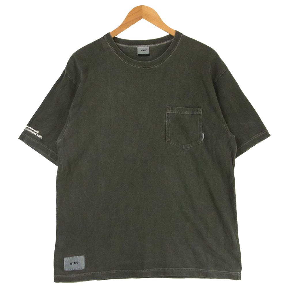 WTAPS ダブルタップス 18SS 181ATDT-CSM01 BLANK SS GPS01 ブランク 半袖 Tシャツ グレー系 M【極上美品】【中古】
