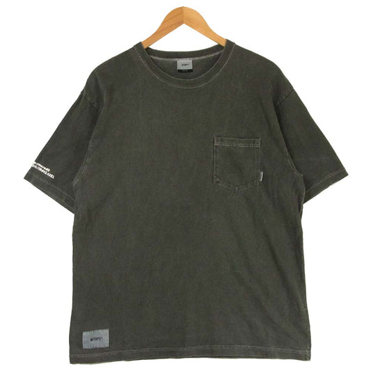WTAPS ダブルタップス 18SS 181ATDT-CSM01 BLANK SS GPS01 ブランク 半袖 Tシャツ グレー系 M【極上美品】【中古】