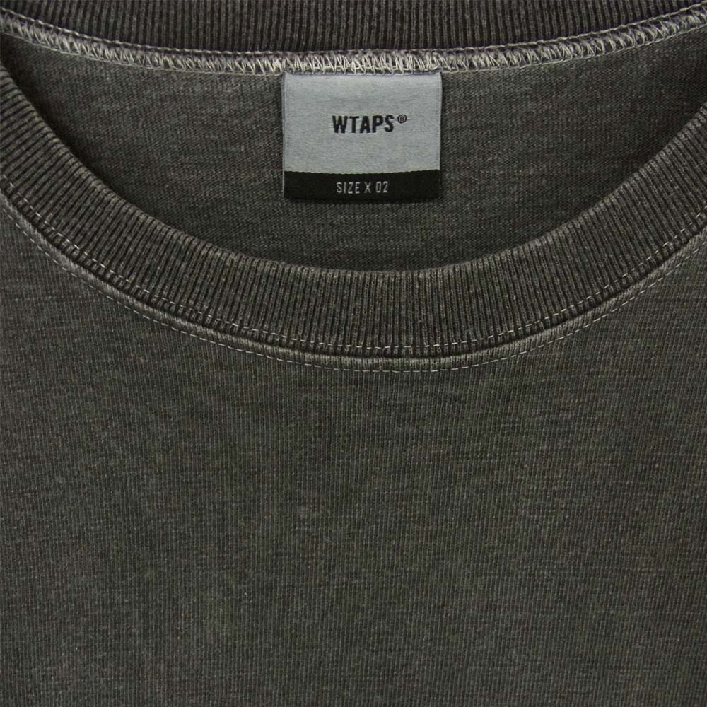 WTAPS ダブルタップス 18SS 181ATDT-CSM01 BLANK SS GPS01 ブランク 半袖 Tシャツ グレー系 M【極上美品】【中古】