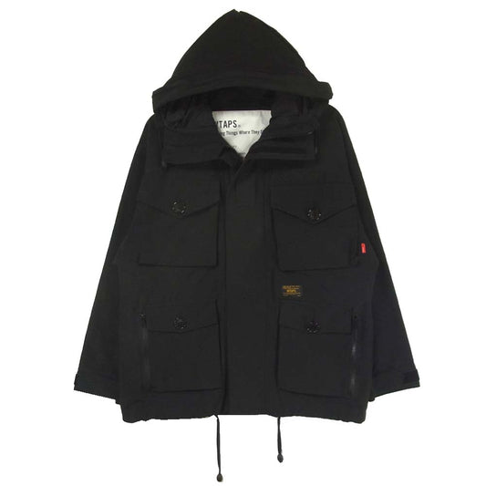 WTAPS ダブルタップス 16AW 162GWDT-JKM02 EX33 PARASMOCK パラスモック ジャケット ブラック系 M【極上美品】【中古】