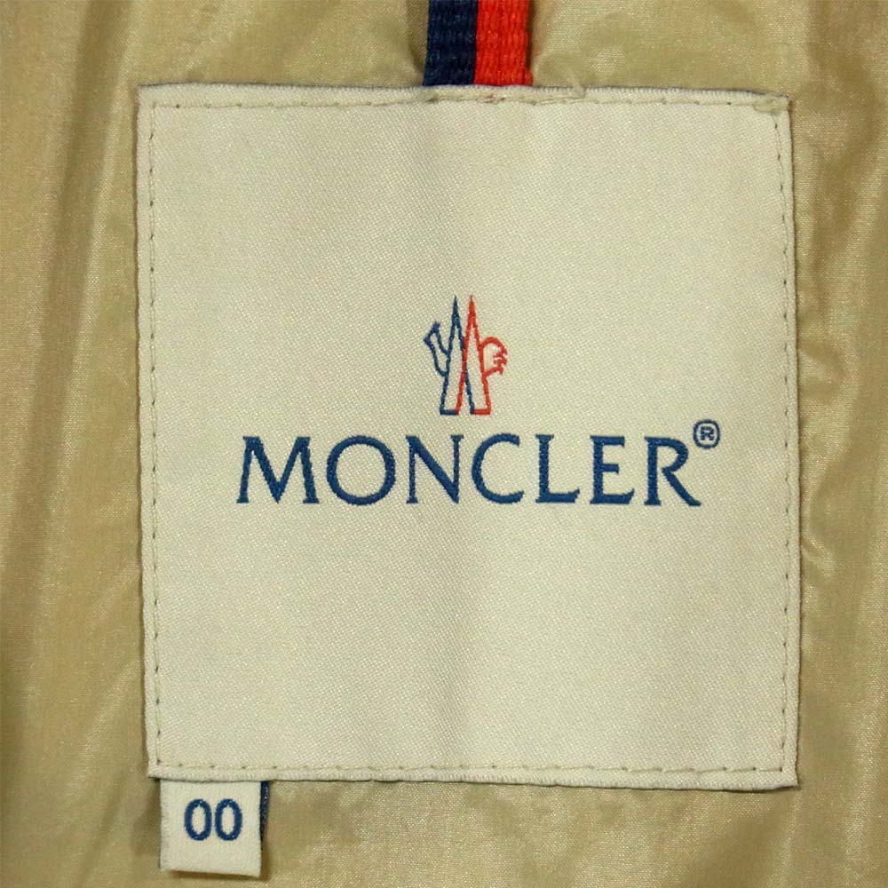 MONCLER モンクレール Z4HJ195 フルジップ ダウン ジャケット ブラック系 00【中古】