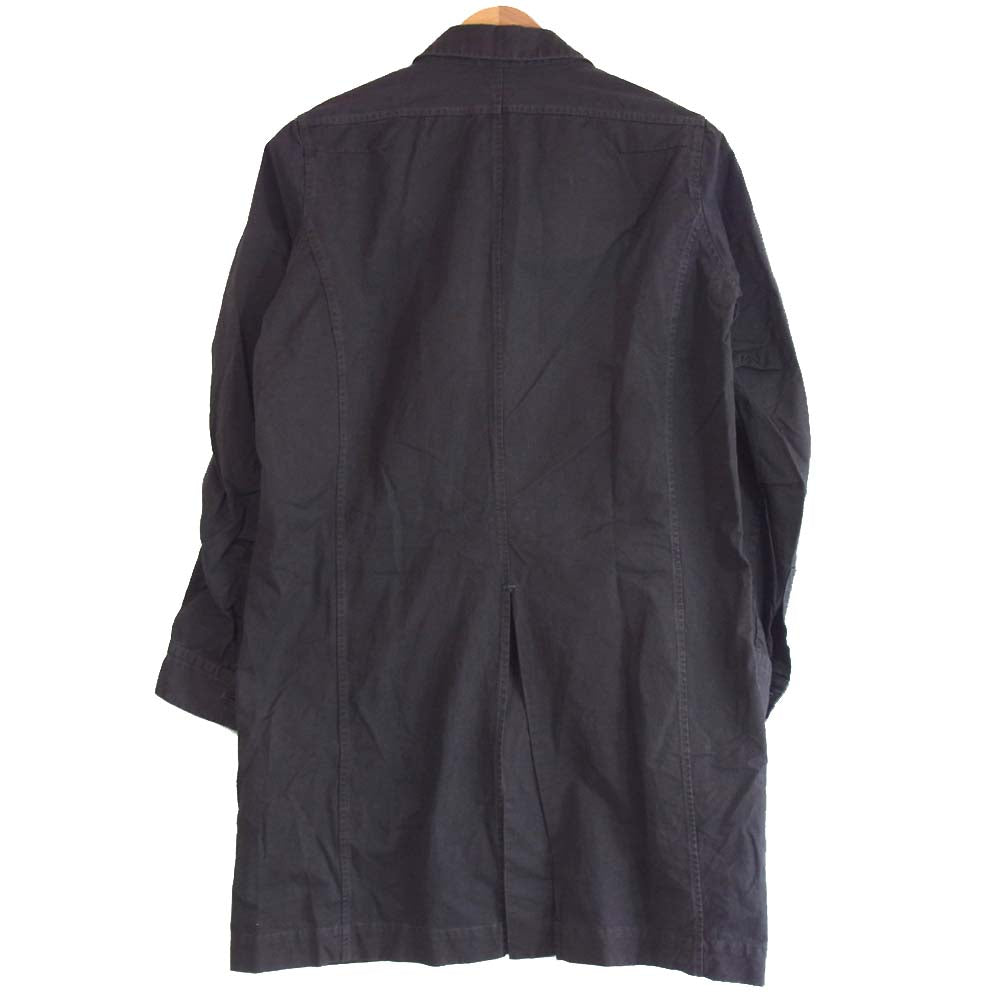 THE VIRIDI-ANNE ザ ヴィリジアン VI-CL-076-06 PIECE-DYED LONG COAT ロング シャツ コート ダークグレー系【中古】