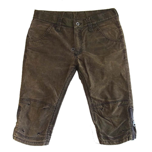 バックラッシュ 1047-03 ISAMU KATAYAMA ユーズド ミリタリー テント生地 ショート パンツ カーキ系 M【中古】
