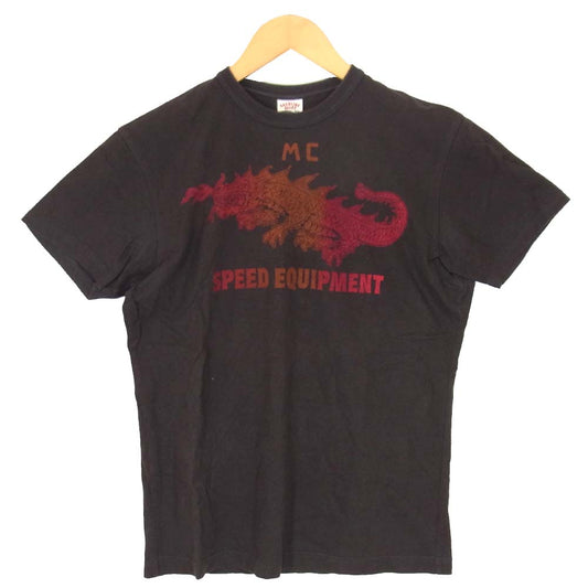 TOY'S McCOY トイズマッコイ speed equipment プリント Tシャツ グレー系 S【中古】