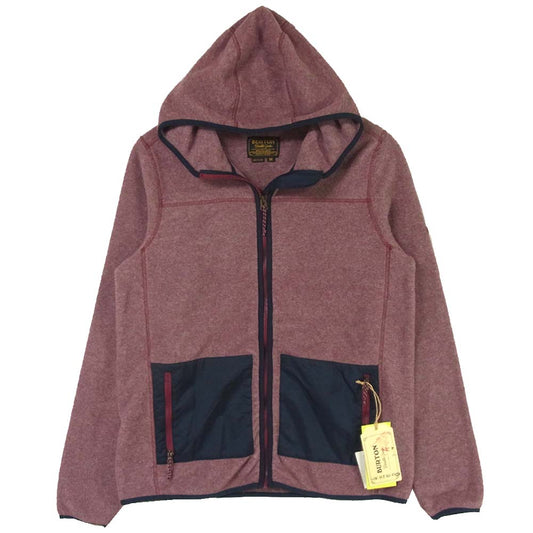 BURTON バートン 17339100626-M フリース ジップアップ パーカー SANGRIA HEATHER M【新古品】【未使用】【中古】
