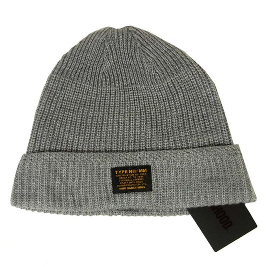 NEIGHBORHOOD ネイバーフッド 18SS 181FUNH-HT01 MIL-JEEP AW-CAP ニット帽 ニットキャップ グレー系 FREE【新古品】【未使用】【中古】