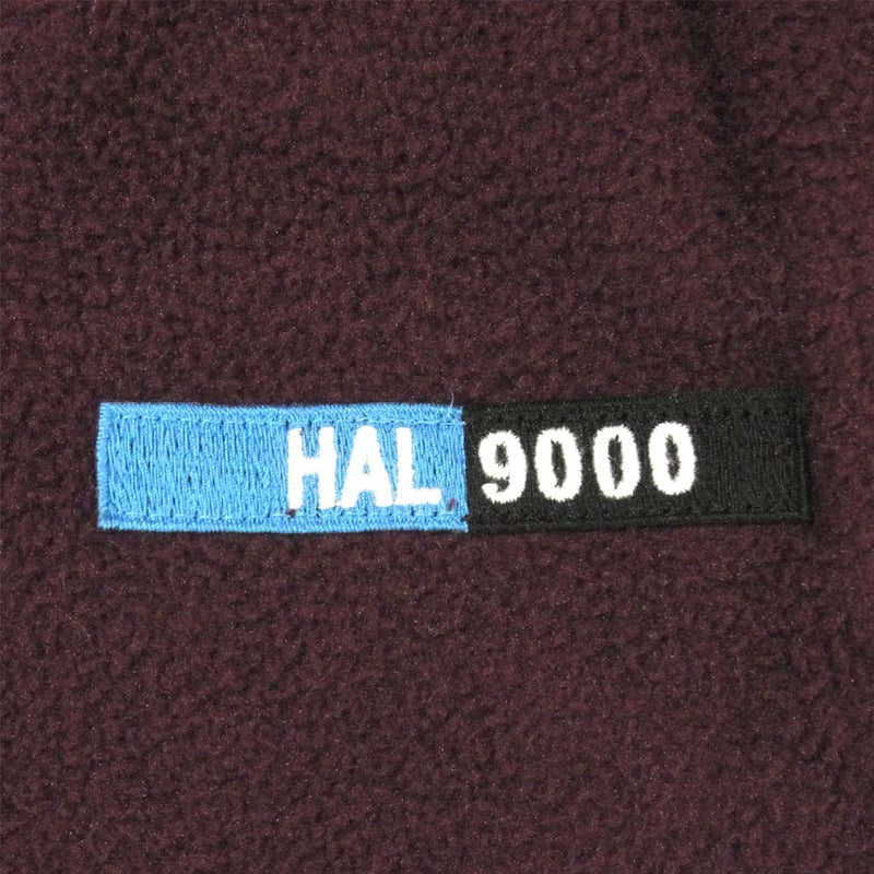 UNDERCOVER アンダーカバー 18AW UCV4505-6 2001年宇宙の旅 HAL9000刺繍 フリース パンツ ワインレッド系 2【新古品】【未使用】【中古】