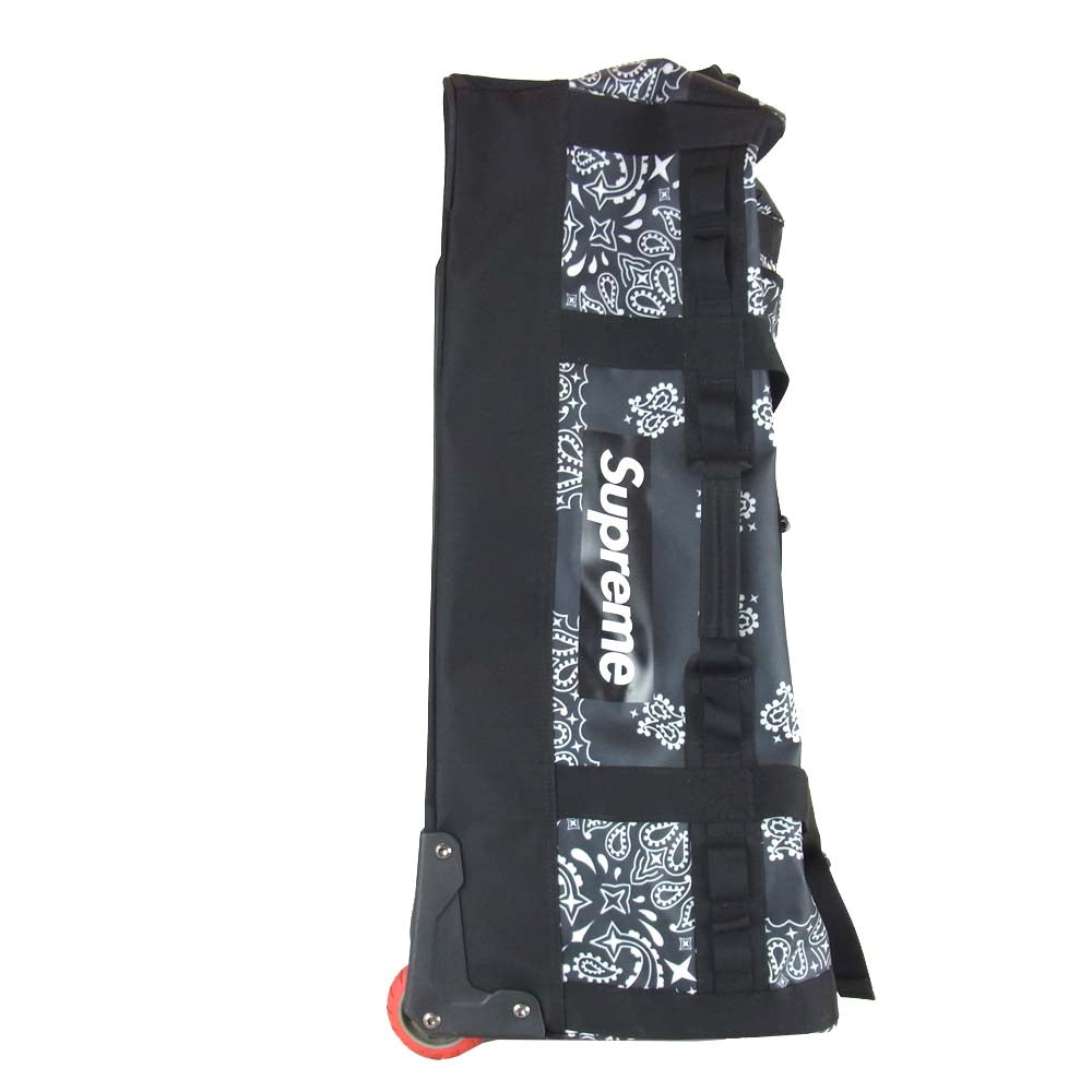 Supreme シュプリーム NM81476 × ノースフェイス THE NORTH FACE 14AW BANDANA ROLLING THUNDER M バンダナ ローリング サンダー ブラック系 73L【中古】