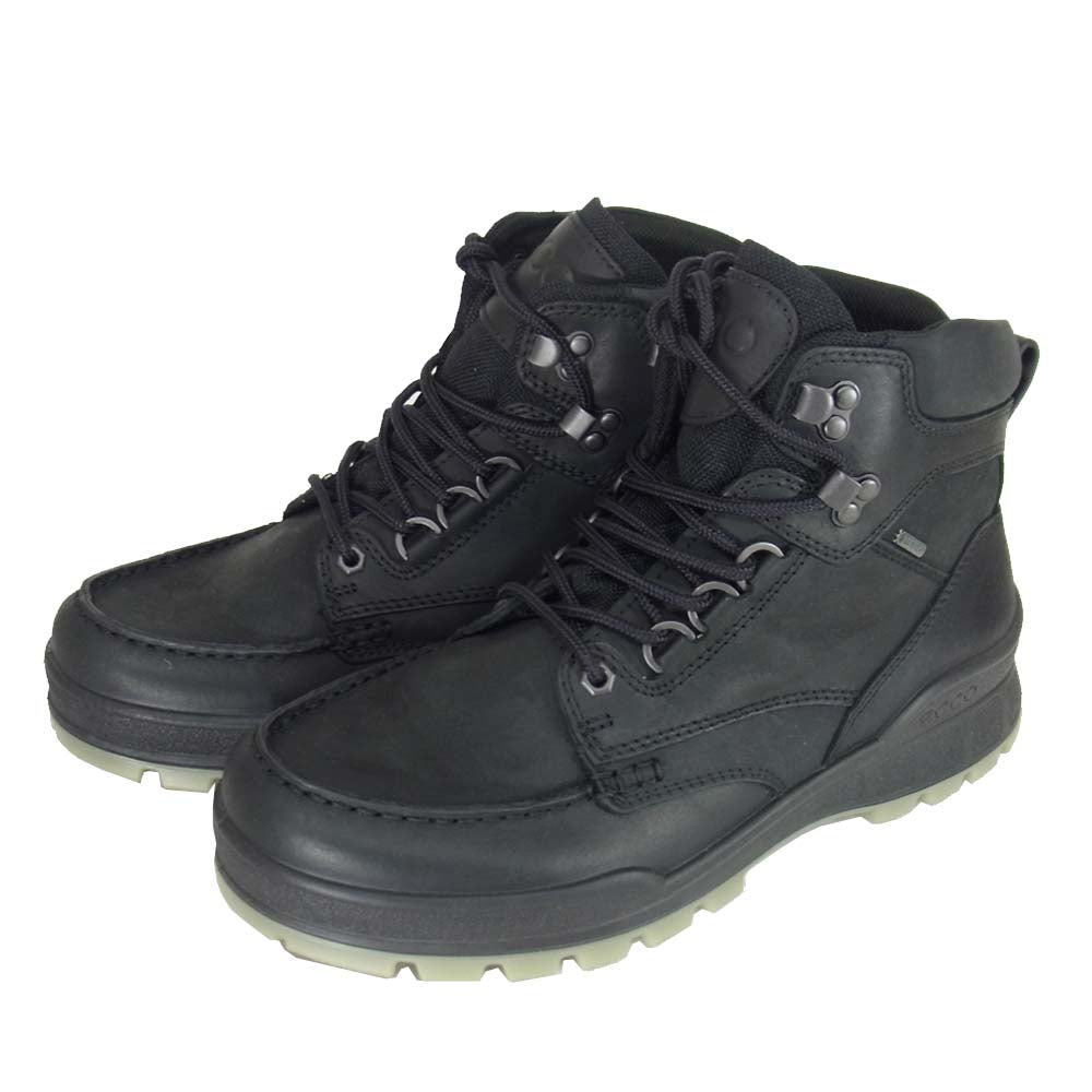 エコー 831704 TRACK 25 BOOT ゴアテックス ブーツ ブラック系 US 7～7.5【極上美品】【中古】