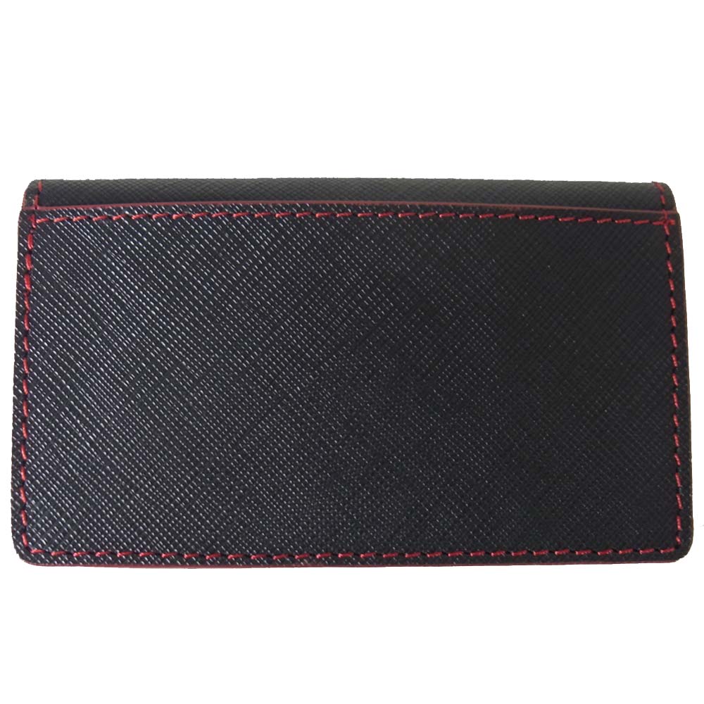 ヴァティックス 二つ折り カードケース 名刺入れ ブラック系【中古】