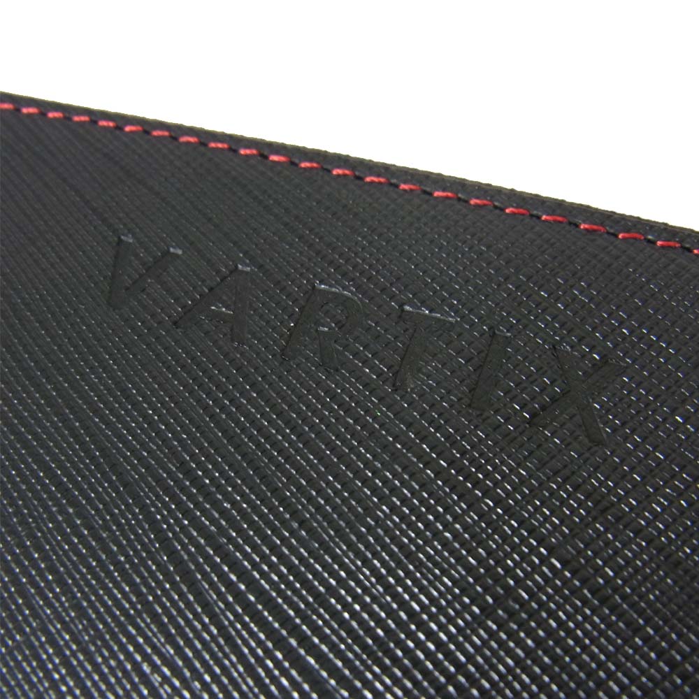 ヴァティックス ラウンドファスナー ウォレット 長財布 ブラック系【美品】【中古】