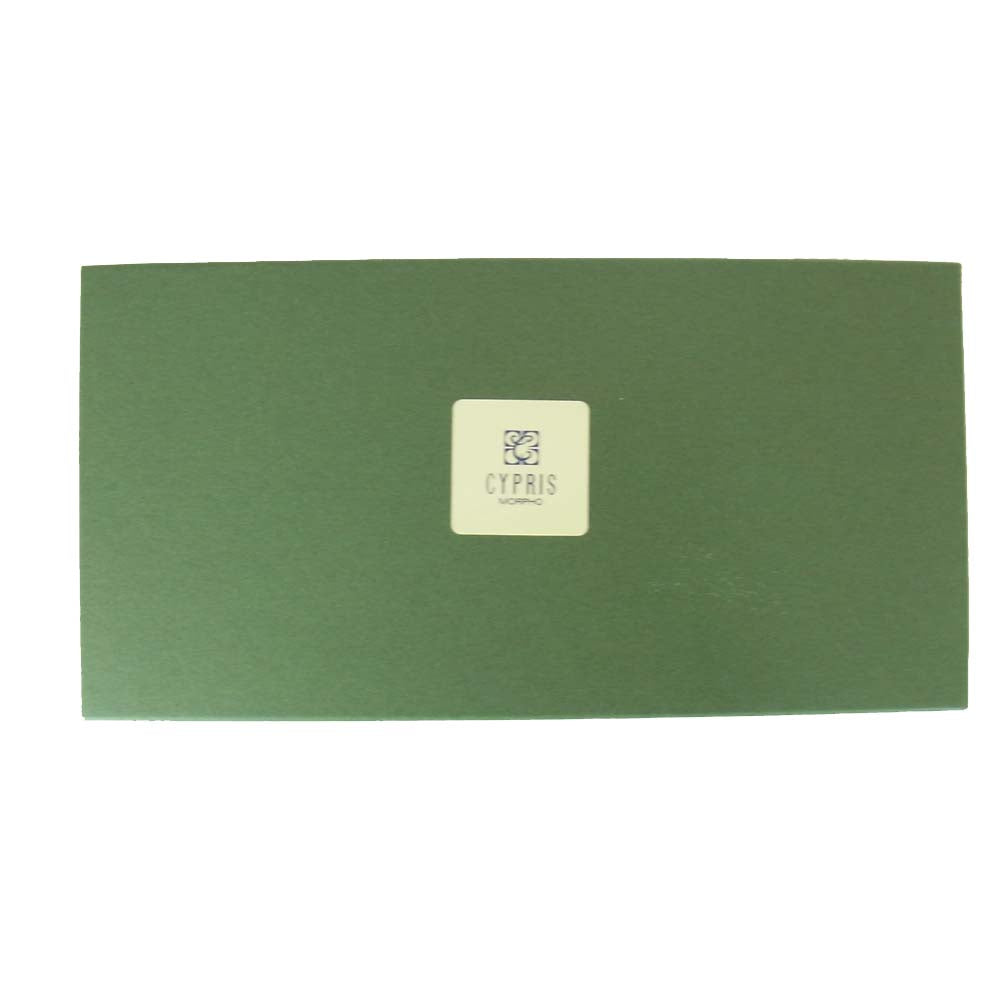 CYPRIS キプリス 5300 オイルシェルコードバン リンピットカーフ ラウンドファスナー ウォレット 長財布 ネイビー系【美品】【中古】