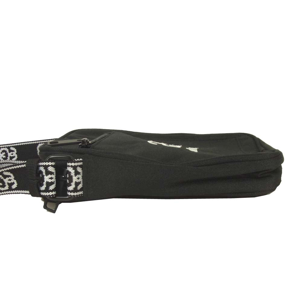 STUSSY ステューシー ショルダー ポーチ ボディ バッグ ナイロン 中国製 ブラック系【中古】