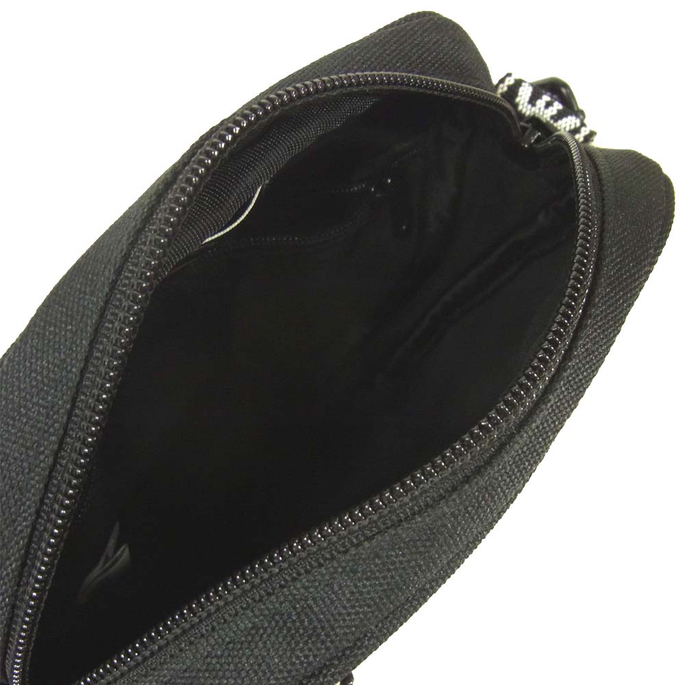 STUSSY ステューシー ショルダー ポーチ ボディ バッグ ナイロン 中国製 ブラック系【中古】