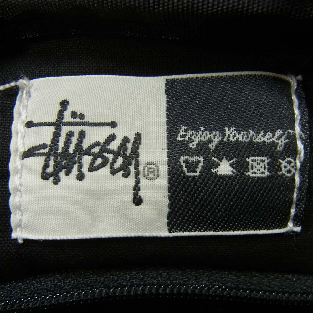 STUSSY ステューシー ショルダー ポーチ ボディ バッグ ナイロン 中国製 ブラック系【中古】