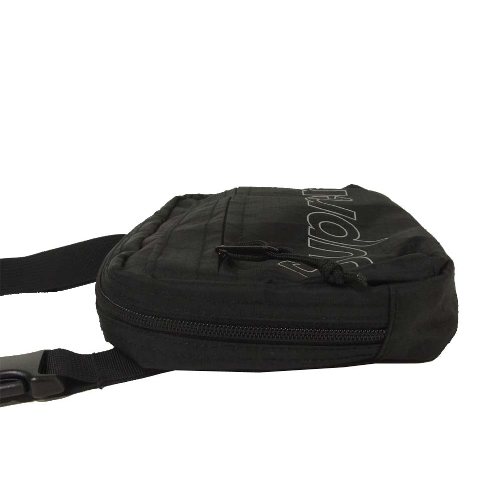 Supreme シュプリーム 18AW Shoulder Bag ボックス ロゴ ナイロン ショルダー ボディ バッグ ブラック系【中古】