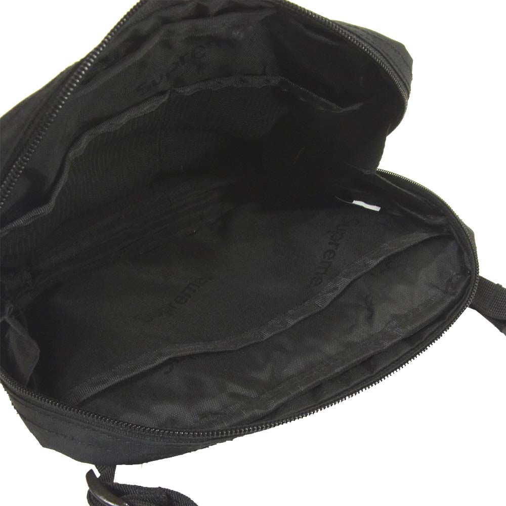 Supreme シュプリーム 18AW Shoulder Bag ボックス ロゴ ナイロン ショルダー ボディ バッグ ブラック系【中古】