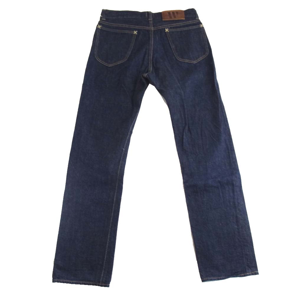 WAREHOUSE ウエアハウス 革パッチ セルビッチ デニム パンツ インディゴブルー系 32【中古】